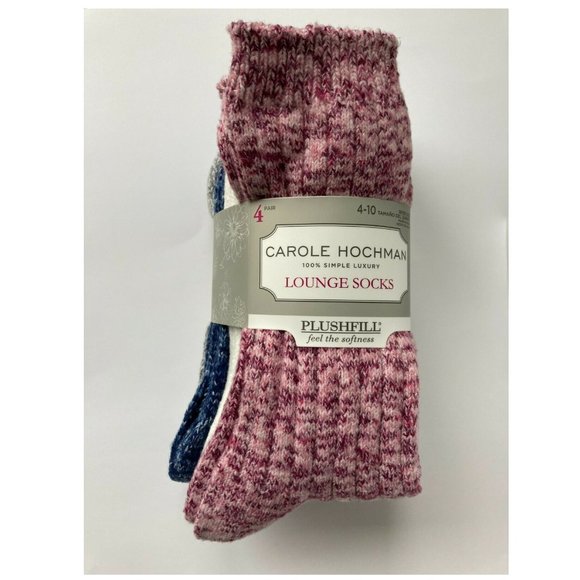 Carole Hochman Accessories - Carole Hochman Lounge Socks, 4 Pairs